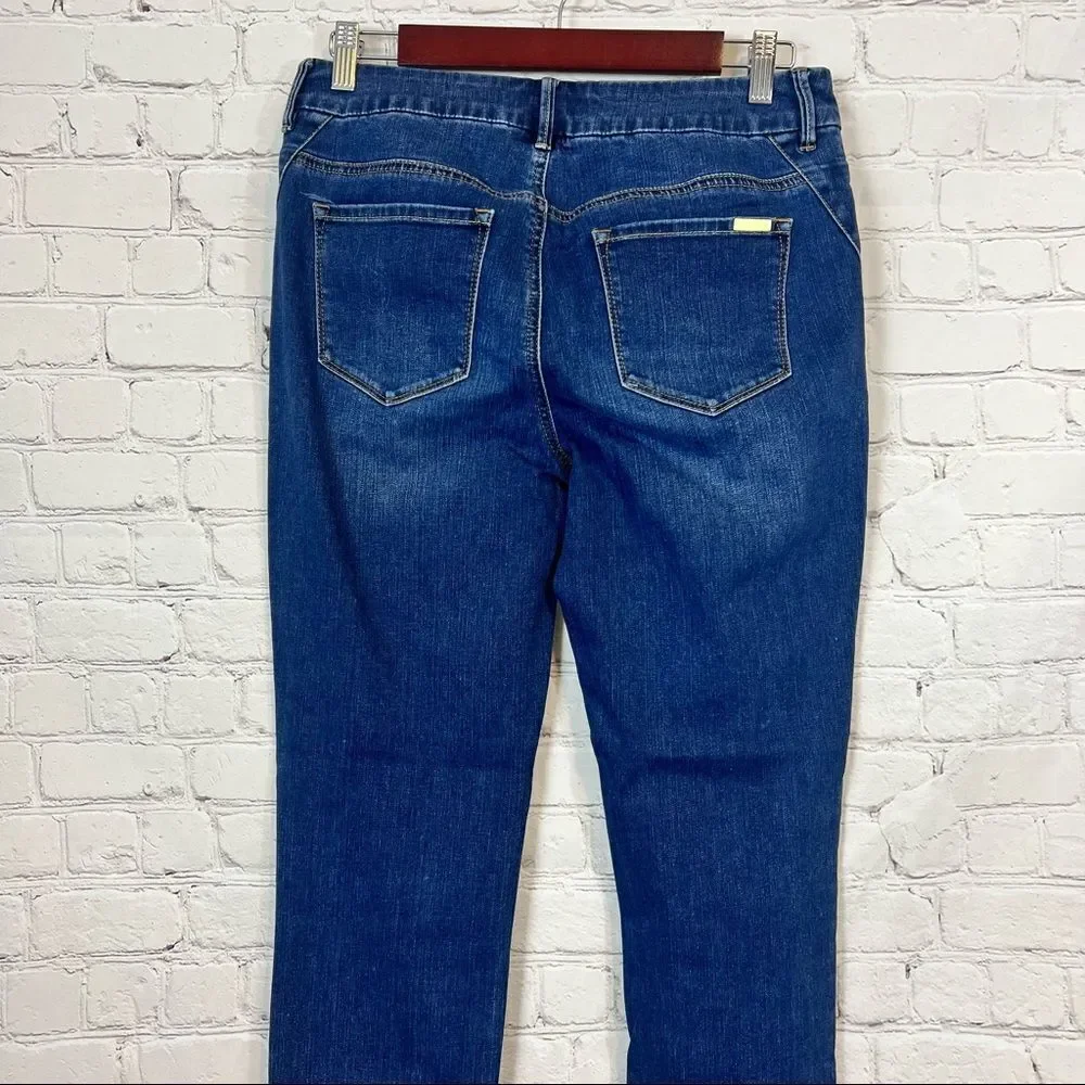 Chicos Straight Leg So Slimming Jeans Dark Wash size 0